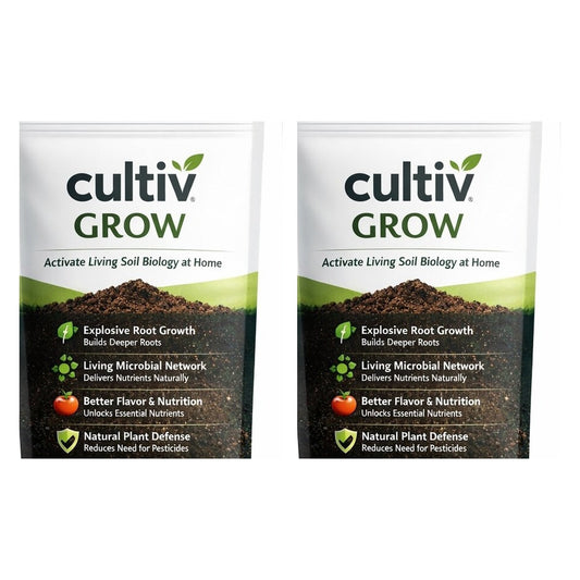 Cultiv GROW 2-Pack — Two pouches of all-purpose BioBoost